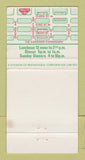 Matchbook Cover - Romeo's Trattoria Toronto ON Italian 30 Strike