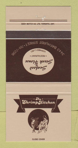 Matchbook Cover - Shrimp Kitchen North York? ON 30 Strike