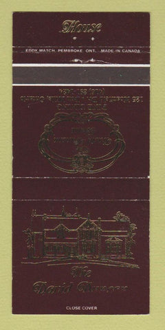 Matchbook Cover - The David Duncan House Don Mills ON 30 Strike