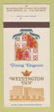 Matchbook Cover - Wellington Inn Oak Brook IL SAMPLE 30 Strike
