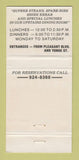 Matchbook Cover - Senior's Deli Toronto ON 30 Strike