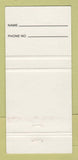 Matchbook Cover - Ziggy's Night Club Moncton NB 30 Strike