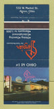 Matchbook Cover - Tangier Restaurant Akron OH 30 Strike