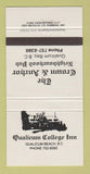 Matchbook Cover - Crown and Anchor Qualicum College Inn Beach BC 30 Strike