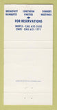Matchbook Cover - Sherman House Century Old Inn Batesville IN 30 Strike