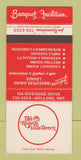 Matchbook Cover - Rose Villa Tavern Welland ON 30 Strike