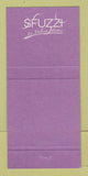 Matchbook Cover - Sfuzzi Italian Bistro 30 Strike