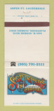 Matchbook Cover - Sgt Pepper's American Cafe Bar Plantation FL 30 Strike