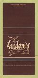 Matchbook Cover - Tandom's Pine Tree Inn Virginia Beach VA 30 Strike