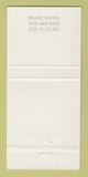 Matchbook Cover - Tamayo Restaurant Los Angeles CA 30 Strike