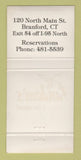 Matchbook Cover - Tandom's Restaurant Branford CT 30 Strike