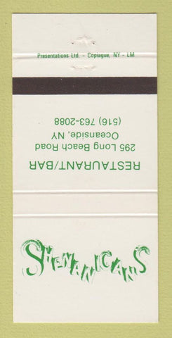 Matchbook Cover - Shenanigans Restaurant Oceanside NY 30 Strike
