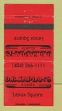 Matchbook Cover - DB Kaplan's Atlanta GA 30 Strike