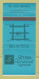 Matchbook Cover - Seven International Night Club Temple City CA 30 Strike