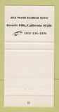 Matchbook Cover - Daniel's Beverly Hills CA 30 Strike