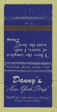 Matchbook Cover - Danny's New York Strip Columbus OH WORN 30 Strike