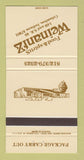 Matchbook Cover - Weinantz Restaurant Columbus IN 30 Strike