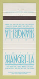 Matchbook Cover - Hotel Shangri La Santa Monica CA 30 Strike