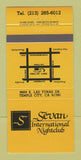 Matchbook Cover - Seven International Night Club Temple City CA 30 Strike