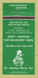 Matchbook Cover - St Anthony Haven Inn NF NL 30 Strike