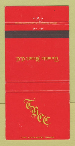 Matchbook Cover - Tumble Brook Country Club 30 Strike