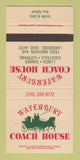 Matchbook Cover - Waterbury Coach House Lakewood OH 30 Strike