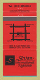 Matchbook Cover - Seven International Night Club Temple City CA 30 Strike