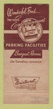Matchbook Cover - Yeaman's Restaurant Detroit MI 30 Strike