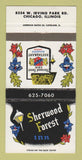 Matchbook Cover - Sherwood Forest Inn Chicago IL 30 Strike