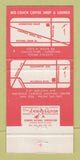 Matchbook Cover - Red Coach Coffee Shop Lounge San Jose Cupertino CA 30 Strike