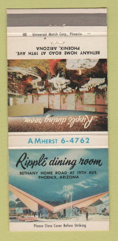 Matchbook Cover - Ripple Dining Room Phoenix AZ 30 Strike