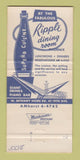 Matchbook Cover - Ripple Dining Room Phoenix AZ 30 Strike