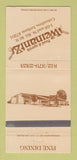 Matchbook Cover - Weinantz Restaurant Columbus IN 30 Strike