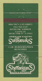 Matchbook Cover - Shenanigans Restaurant Warren MI 30 Strike