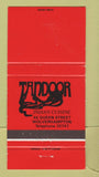Matchbook Cover - Tandoor Indian Restaurant Wolverhampton UK England 30 Strike