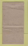 Matchbook Cover - 501 Restaurant Canada GREEN WORN 30 Strike
