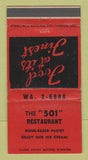 Matchbook Cover - 501 Restaurant Canada RED WEAR 30 Strike