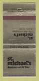 Matchbook Cover - St Michael's Restaurant Austin TX 30 Strike