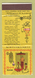 Matchbook Cover - Rajan Room Quezon? Phillipines WEAR 30 Strike
