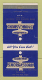 Matchbook Cover - Scandia Village Smorgasbord Tarzana CA 30 Strike