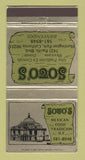 Matchbook Cover - Soto's Mexican Restaurant Huntington Park CA 30 Strike