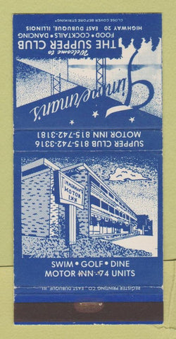 Matchbook Cover - Timmerman's Supper Club East Dubuque IL 30 Strike