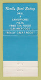 Matchbook Cover - Tobie's Drive In Saco ME WEAR 30 Strike