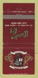 Matchbook Cover - Wooden Keg South Bend IN Barany's WEAR 30 Strike