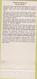 Matchbook Cover - Boosting Manitobe Golden Boys Winnipeg MB 30 Strike