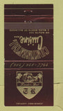 Matchbook Cover - Traveler's Rest Ossining NY 30 Strike