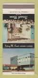 Matchbook Cover - Israeli Room Sidney Kowit Kosher Jewish 30 Strike