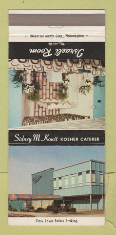 Matchbook Cover - Israeli Room Sidney Kowit Kosher Jewish 30 Strike
