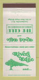 Matchbook Cover - Rivers Edge The Club Lambertville NJ 30 Strike
