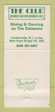 Matchbook Cover - Rivers Edge The Club Lambertville NJ 30 Strike
